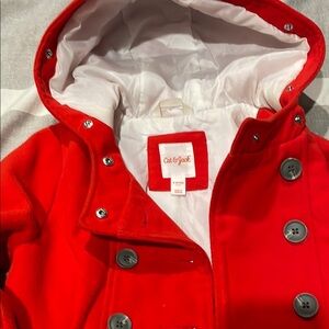 Cat & Jack Vibrant Red Kids Puffer Jacket